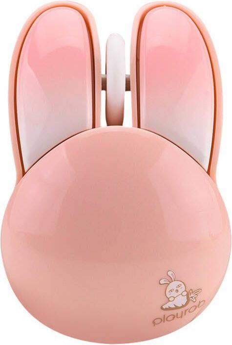 Produktbild Mofii Wireless Mouse + Bluetooth Rabbit M6DM Oil Painting (White-Pink) (Kabellos)