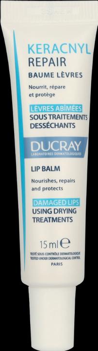 Actual product image Ducray Keracnyl Repair Lip Balm, 15 ml Cream (15 ml)