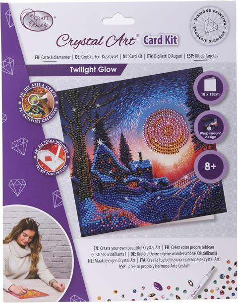 Produktbild Craft Buddy Dämmerungslicht, 18x18cm Crystal Art Card