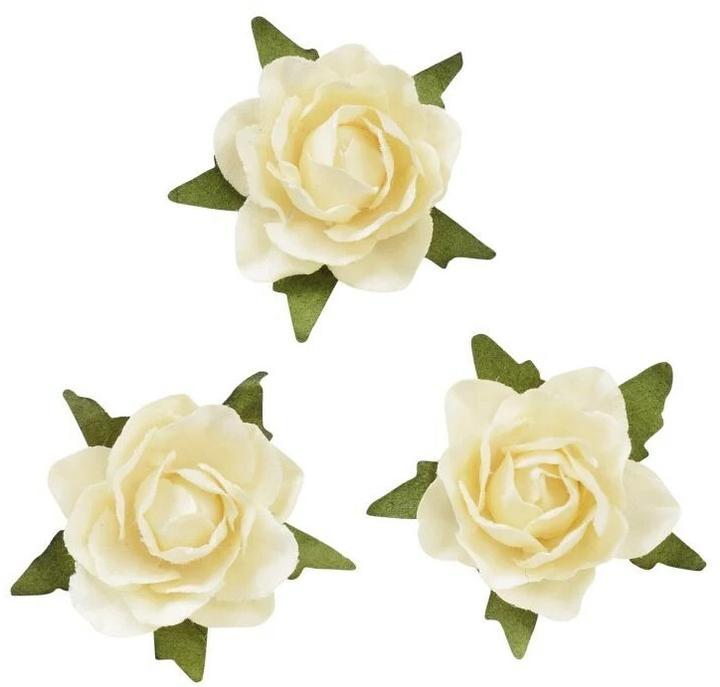 Image du produit Hobby Fun Décoration à saupoudrer Roses 20 pièces, crème
