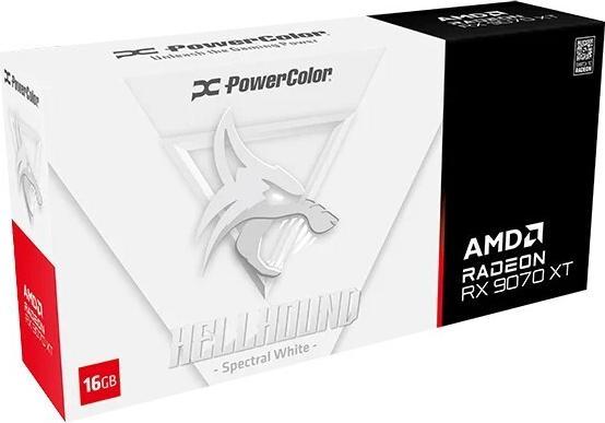 Produktbild Powercolor Hellhound Spectral White Radeon RX 9070 XT (16 GB)