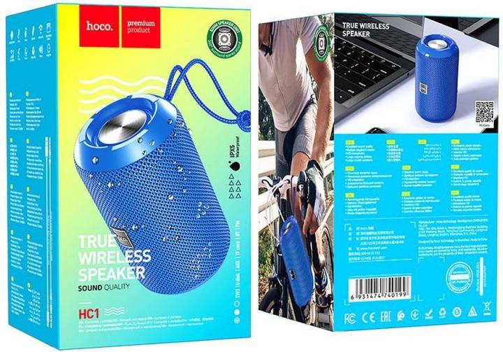 Produktbild Hoco Bluetooth speakers wireless speaker HC1 blue (4 h, Akkubetrieb)