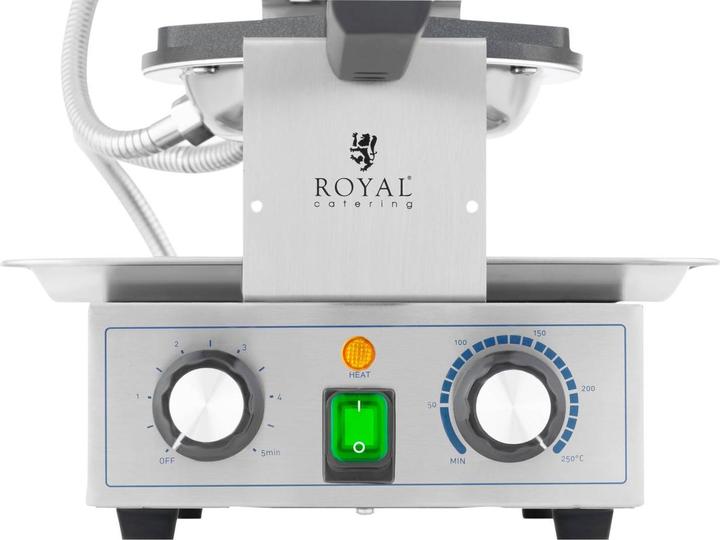 Produktbild Royal Catering Bubble Waffeleisen Waffeln Maker Waffle Eierwaffeln Kuchen 1.400 Watt 50 - 250°C