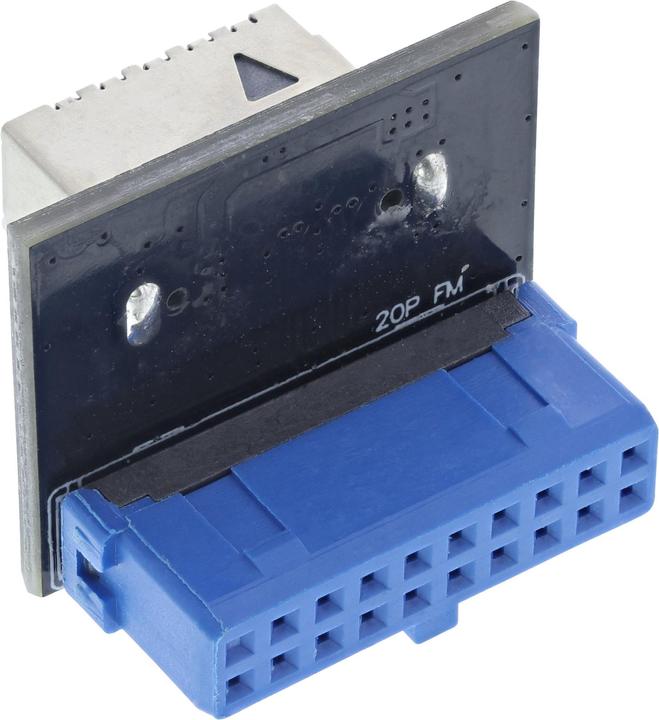 Immagine prodotto InLine ® USB 3.0 a USB 3.1 pannello frontale Key-A Adapter interno
