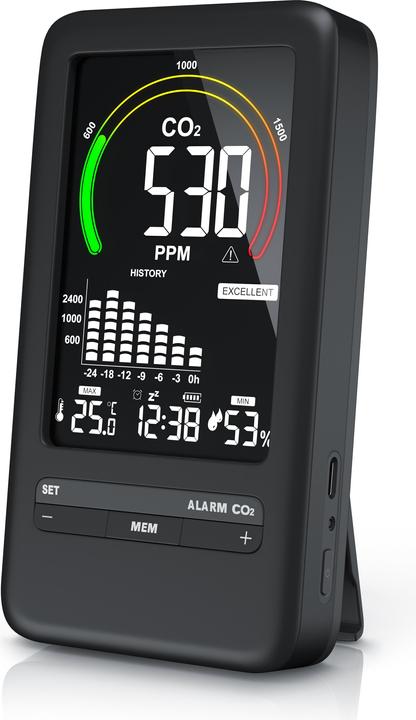 Actual product image Brandson CO2 meter