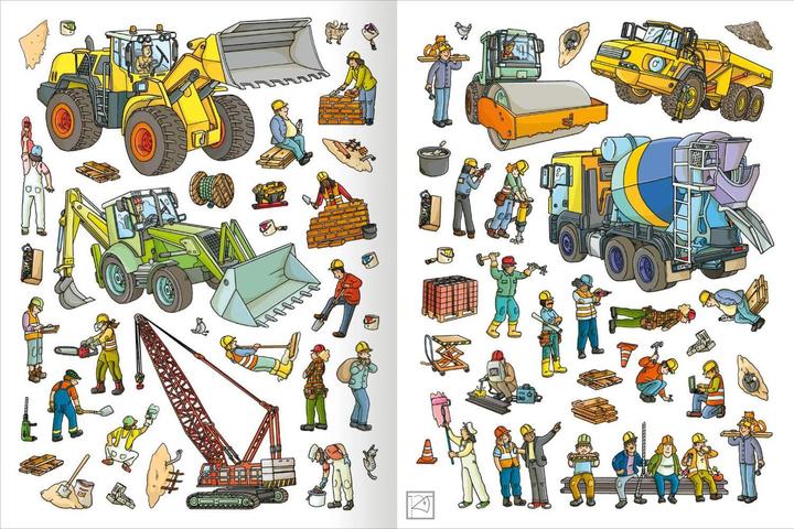 Image du produit Mon poster autocollant XL Chantier de construction