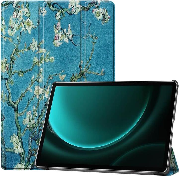 Produktbild Cover-Discount Galaxy Tab S9 FE+ - Tri-fold Smart Case Blüten (Galaxy Tab S9 FE+)