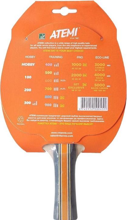 Image du produit Atemi 700 **** Raquette de tennis de table (17106)