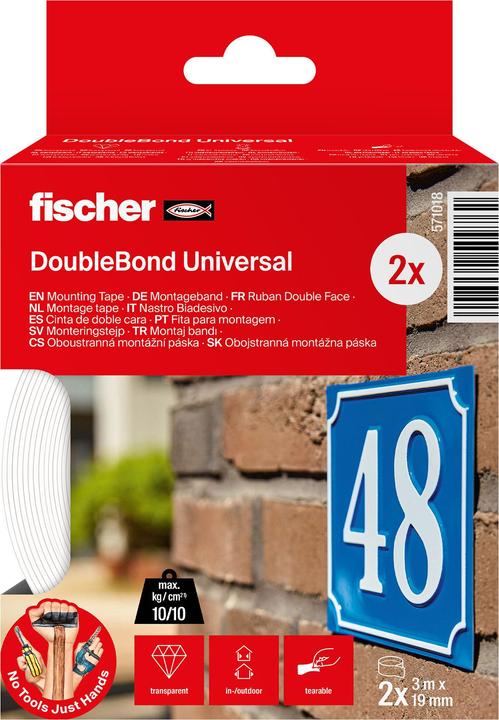 Actual product image Fischer GOW mounting tape 3x19 (2) (19 mm)