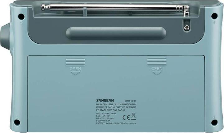 Produktbild Sangean WFR-28BT Internet Tischradio DAB+, FM DAB+, WLAN, Bluetooth®, AUX, Internetradio Akku-Ladef (DAB+, FM, Bluetooth, WLAN)