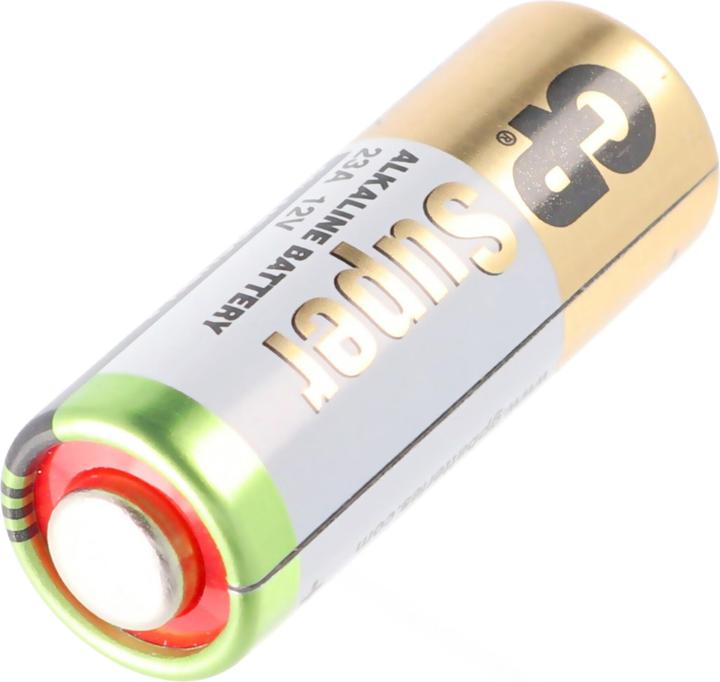 Actual product image GP Batteries GP23A 12 Volt Super High Voltage Alkaline Batterie 23Ae, A23, VA23GA, MS21, MN21, 8LR932 (38 mAh)