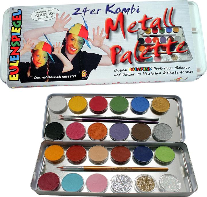 Actual product image Eulenspiegel Make-up pallet 24-er
