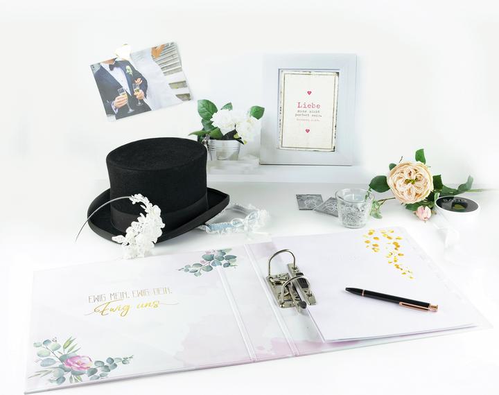 Produktbild HERMA Hochzeitsordner A4 (A4, 60 mm, 1 Stück)