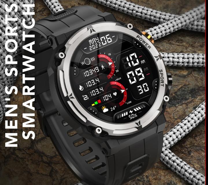 Actual product image Herren-Smartwatch RNCF25-1 SCHWARZ