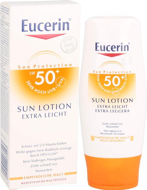 Produktbild Eucerin SUN Sensitive Protect (Sonnencreme, SPF 50+, 150 ml, 500 g)