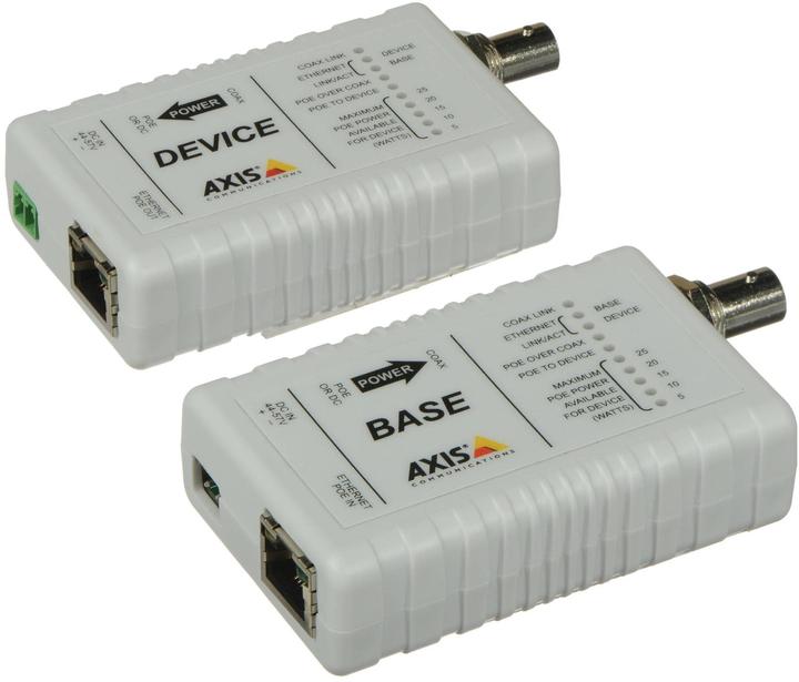 Actual product image Axis T8640 PoE+ via coax (Media converter)