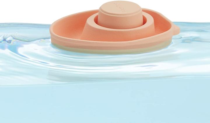 Plantoys Bateau cabriolet orange past en caoutchouc