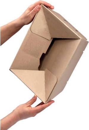 Produktbild Colompac Schachtel Blitzboden braun (24 x 17 x 13 cm, 10 x)