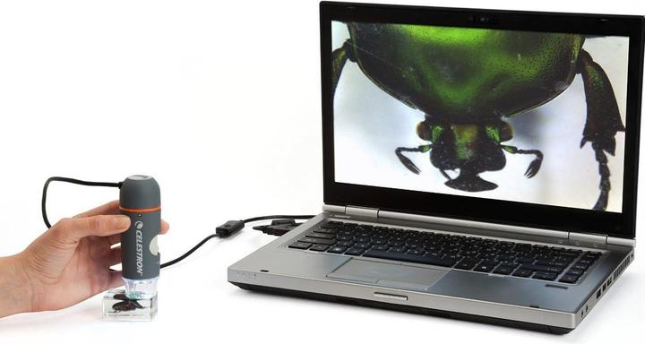 Actual product image Celestron Digital handheld microscope Pro