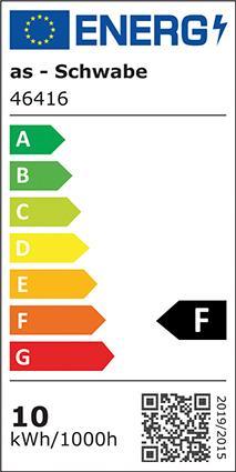 Label énergétique As - Schwabe Projecteur extérieur à LED Détecteur de mouvement (1000 lm, IP44)