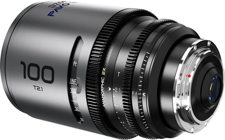 Dzofilm Kit di 6 lenti anamorfiche Pavo 2x (28/32/40/55/75/100mm T2.1/T2.4) per attacco PL/EF (S35) metriche (PL, C-mount, APS-C / DX)