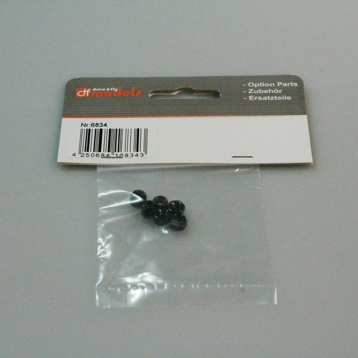 Actual product image DF-Models Nuts self-locking M4x4 (6) f. 3030