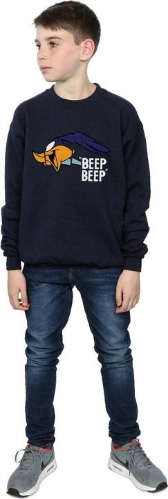 Actual product image Looney Tunes Boys Beep Beep Road Runner Cotton Sweatshirt (152, 158)