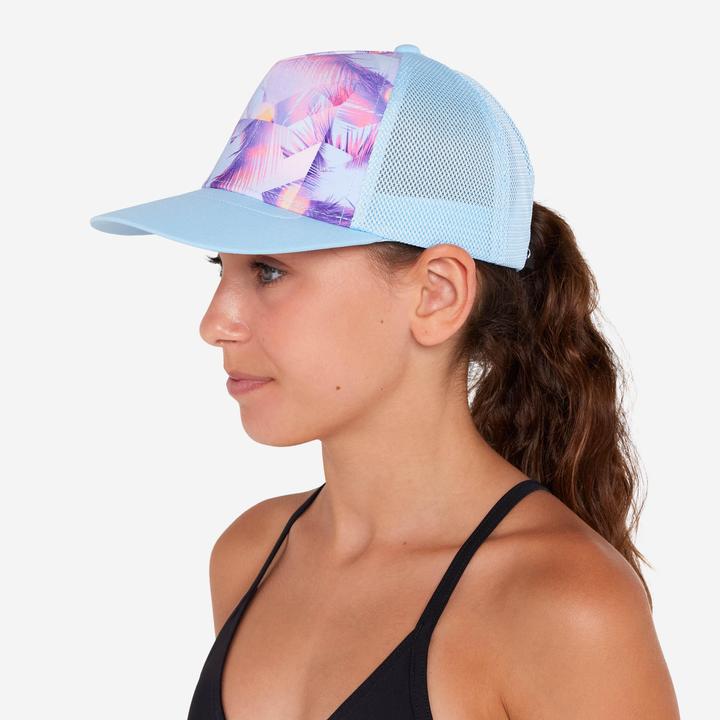 Produktbild Olaian Cap Surfen Kinder UV-Schutz Posy blau (53, 55, 56, 54 C)