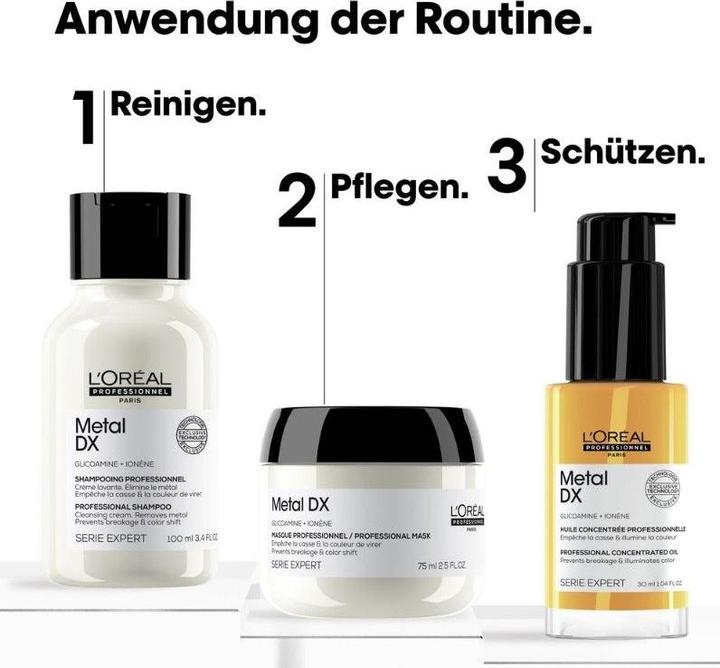 Actual product image L'Oréal Professionnel Metal DX Trio Discovery Kit (Hair care set)