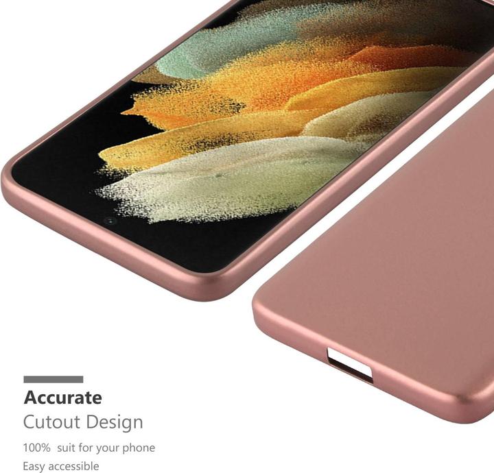 Actual product image Cadorabo TPU Matt Metallic Sleeve (Samsung Galaxy S22 Ultra)