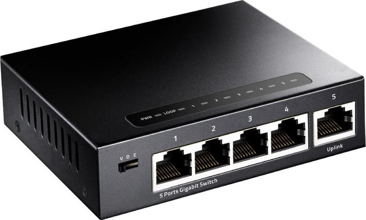 Immagine prodotto Cudy Switch di rete GS105 Gigabit Ethernet (10/100/1000) Nero (5 Porti)