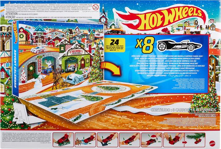 Actual product image Hot Wheels Advent calendar