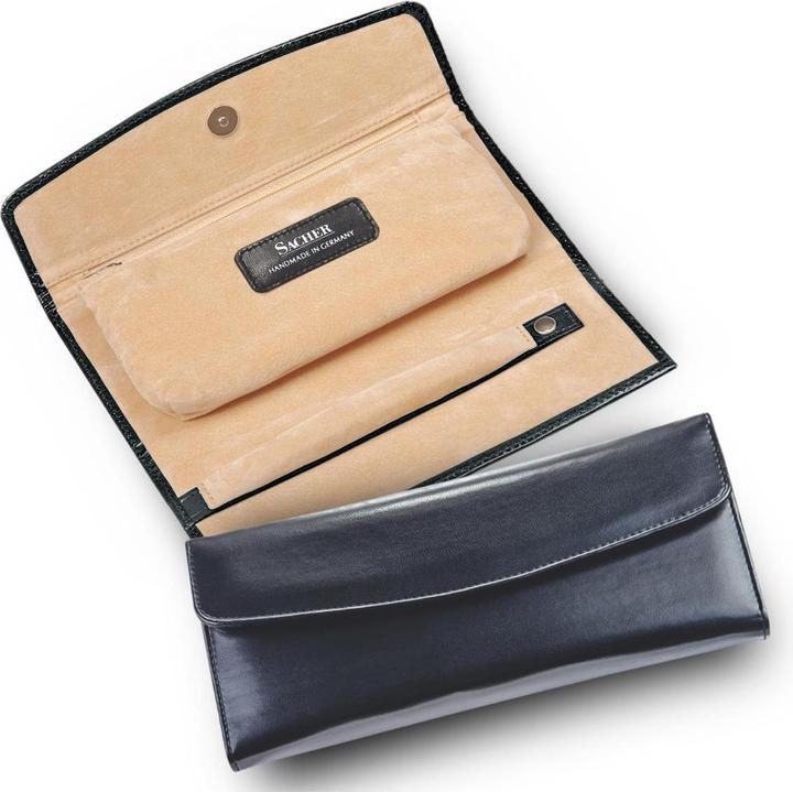 Produktbild Sacher 1010.1104P18 - Schmuckrolle new classic schwarz Vollrindleder