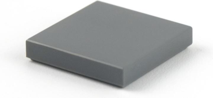 Produktbild LEGO 2x2 Fliesen Dunkelgrau - 25 Stück - Dark bluish grey tile 3068b (LEGO Zubehör)