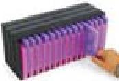 Immagine prodotto Exponent Scatola CD/DVD Biblioteca nera (Lettore CD)