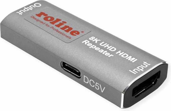 Actual product image Roline HDMI repeater, 8K60, < 10m