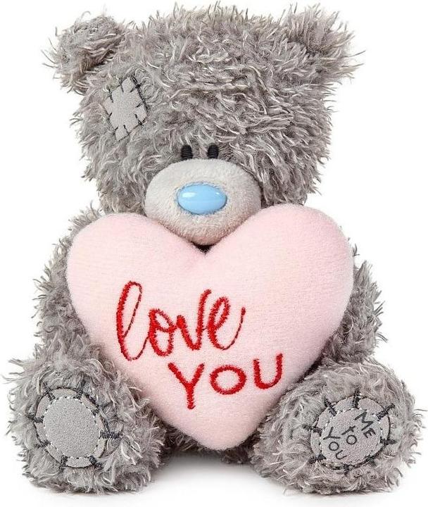 Produktbild Carte Blanche Greetings Teddybär - Love You Heart Plüsch 11cm (11 cm)