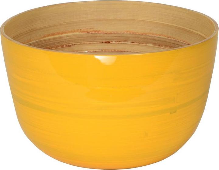Actual product image Albert L. dot) Bamboo bowl yellow 22 x 14 cm (1 x)