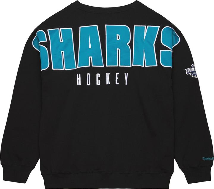 Immagine prodotto Mitchell & Ness Moda Pullover in pile San Jose Sharks - XL (XL)