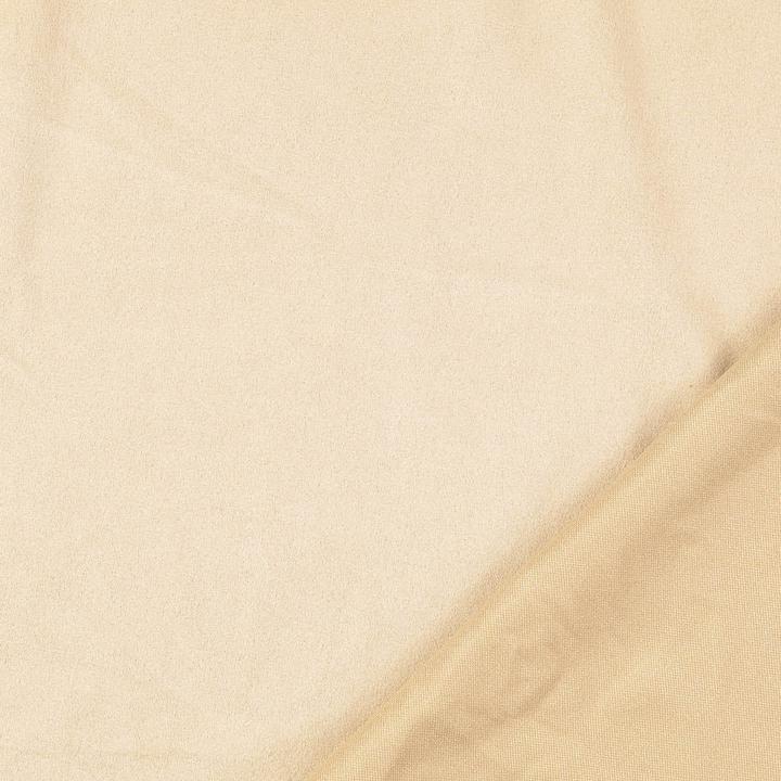 Stoffrestposten Suede Wildleder - Offwhite