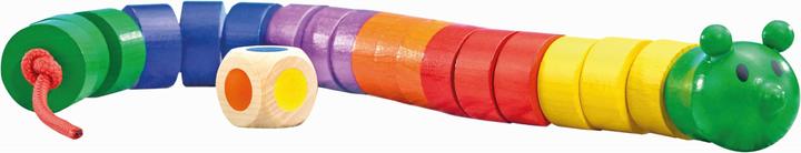 Actual product image Selecta Spielzeug Fädelraupe