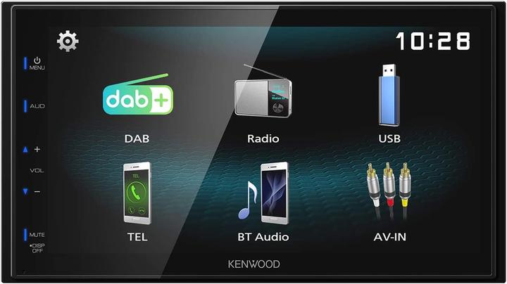 Kenwood Corp. DMX125DAB Auto-Media-Receiver Schwarz 84 W Bluetooth (Android Auto, MirrorLink)