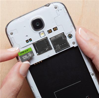 Actual product image PNY Elite (128 GB, microSDXC, U1, UHS-I)