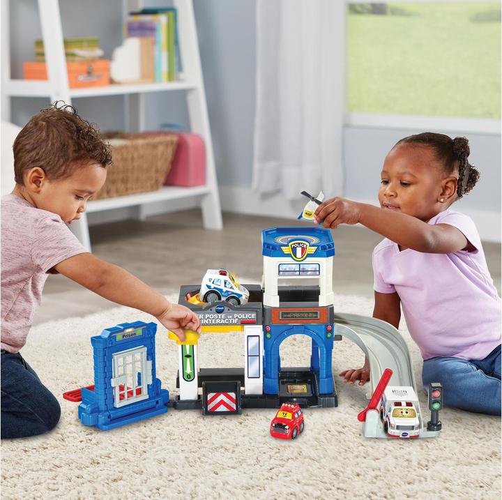 Actual product image VTech Tut Tut Bolides Série Pro - Super poste de police interactif (+ Chris, lieutenant de police)