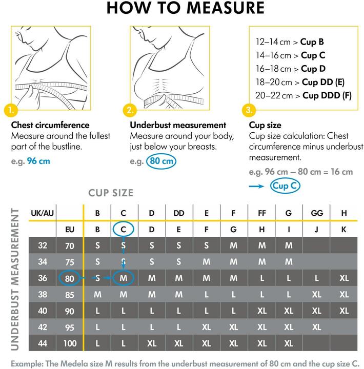 Produktbild Medela Keep Cool Still- und Schlaf-BH (M)