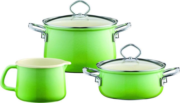 Produktbild Riess Starterset (Pfannenset + Topfset, Emaille)