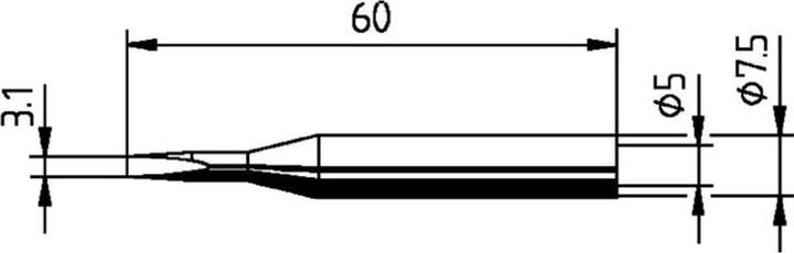 Produktbild Kurtz Ersa Long life soldering tip (Lötspitze)