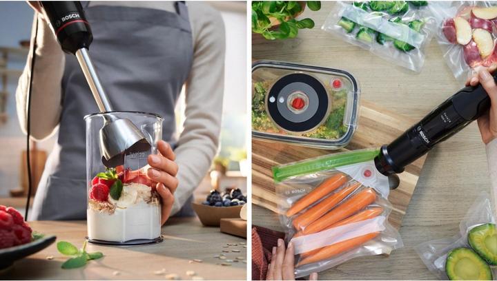 Actual product image Bosch Hausgeräte Series 4, Hand Blender, ErgoMaster, 1000 W, Black, anthracite, MSM4B6V2 (EU plug)