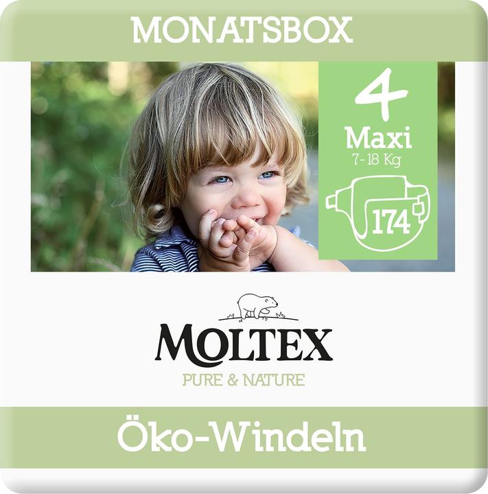 Image du produit Moltex Öko Couches, taille 4 Maxi (Taille 4, Pack)