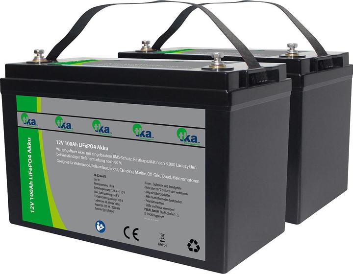 Produktbild TKA Akku für Solaranlage (12.80 V, 100 Ah)